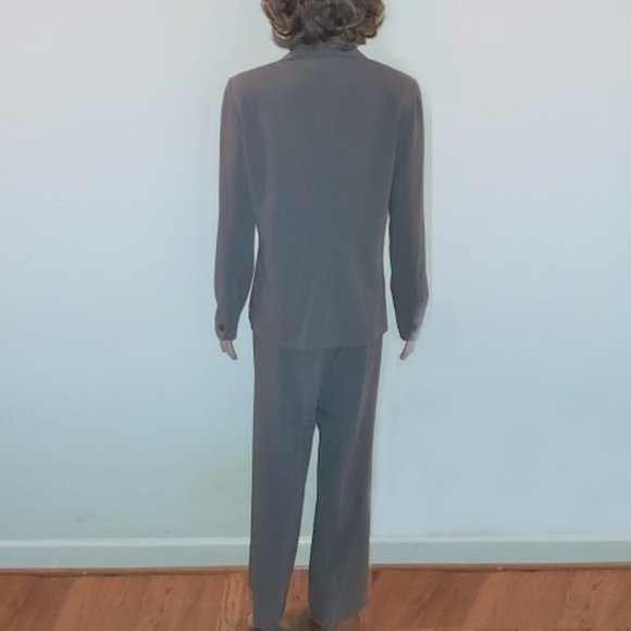 Rafaella Mocha Pantsuit Size 6 NWOT - Picture 5 of 8